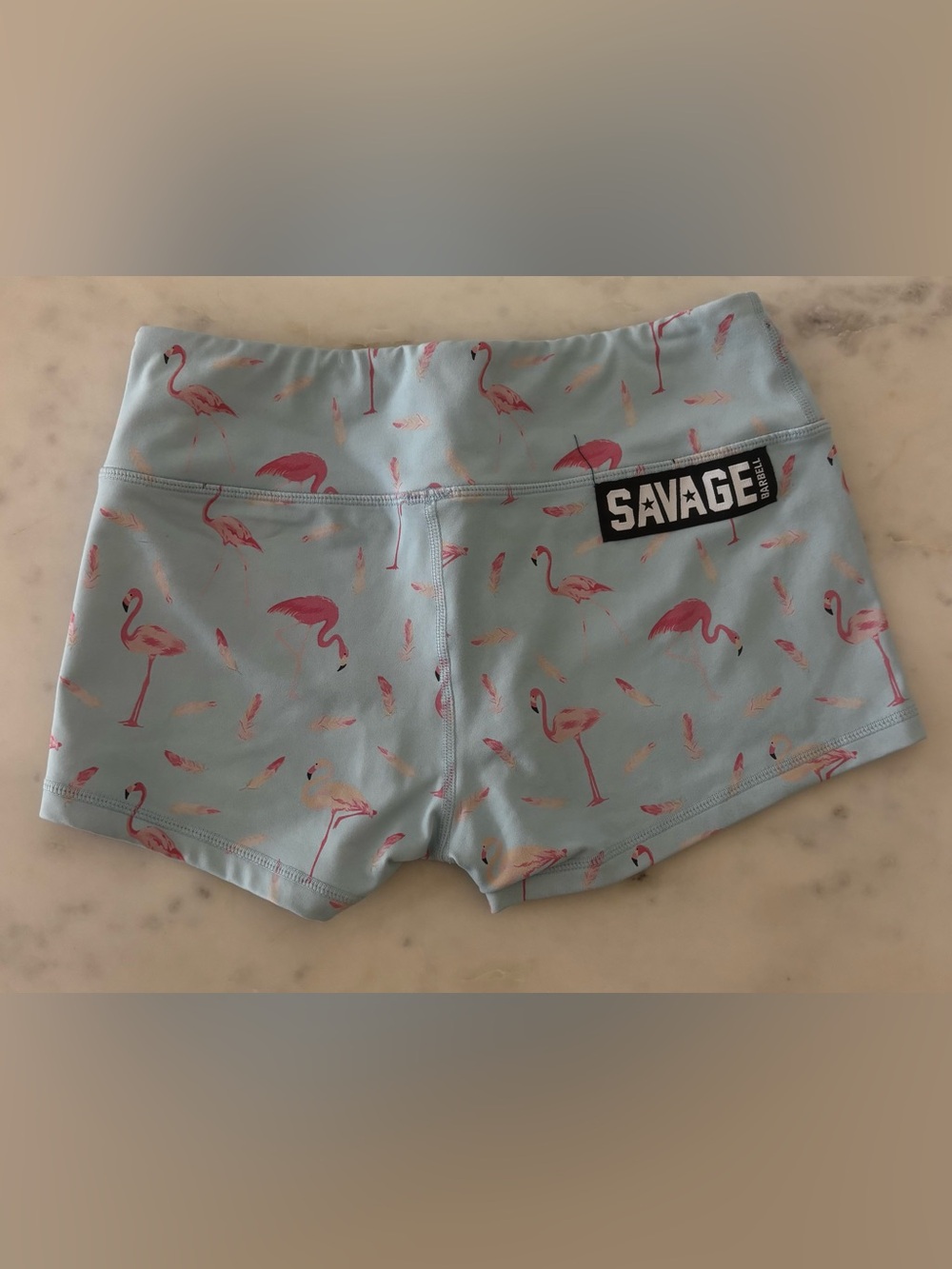 Savage Barbell Flamingo 🦩 CrossFit Booty Shorts Medium